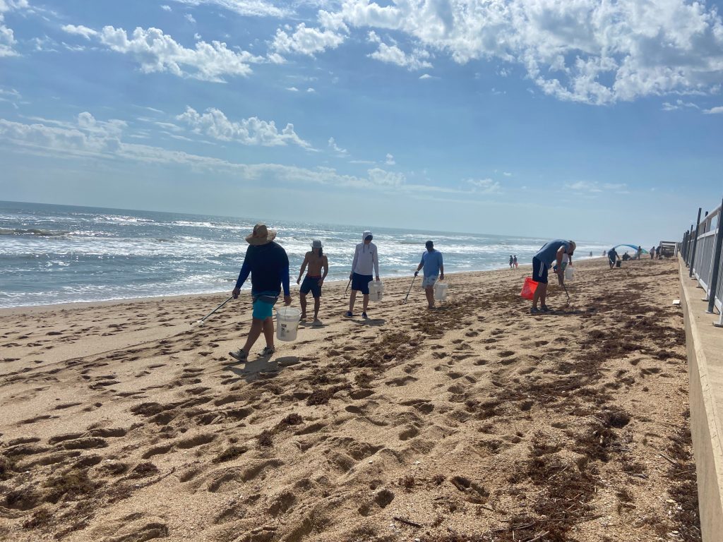 beach clean-up